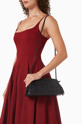 Maude Convertible Clutch Bag in Leather