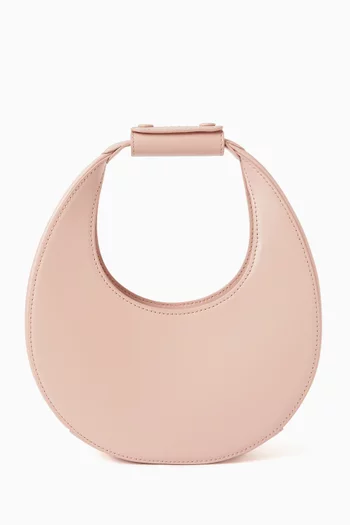 Mini Moon Top-handle Bag in Leather
