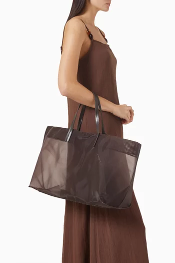 Large Christos Tote Bag in Mesh
