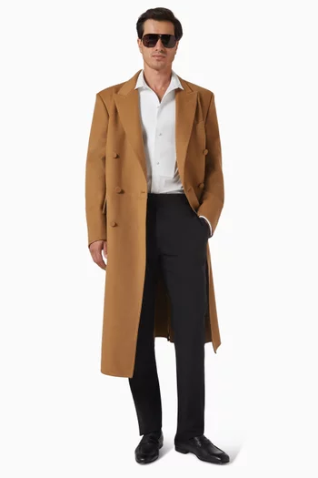 Double Splittable Coat in Wool & Cashmere