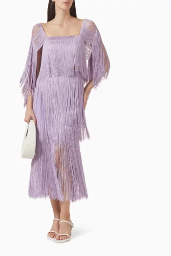 بلوزة دلتا قصيرة بشرّابات