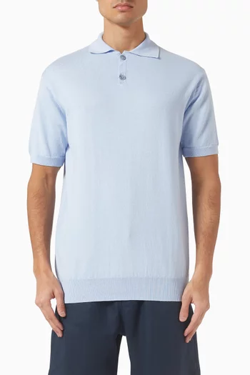 تي شيرت بولو منسوج من القطن