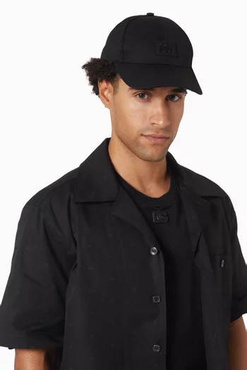 DG-patch Baseball Cap in Cotton-drill