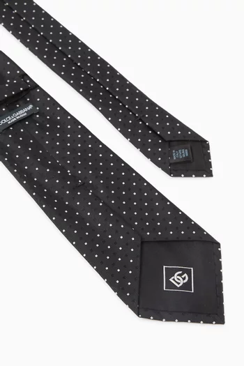 Polka-dot Tie in Silk