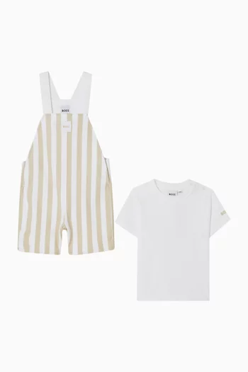 Dungarees Set in Cotton