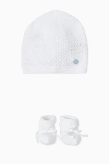 Hat and Booties Espuma Set