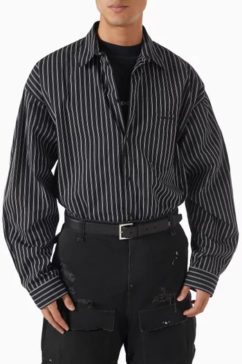 حزام بشعار الماركة حجم صغير جلد