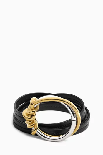 Knot Ring Belt in Leather