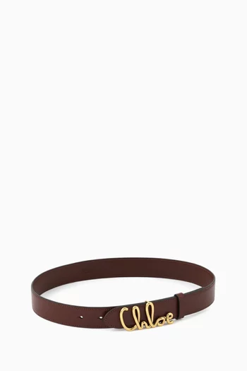 Iconic Belt in Leather