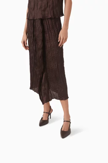 حذاء كلاسيك سيباستيان بكعب 90 مم جلد