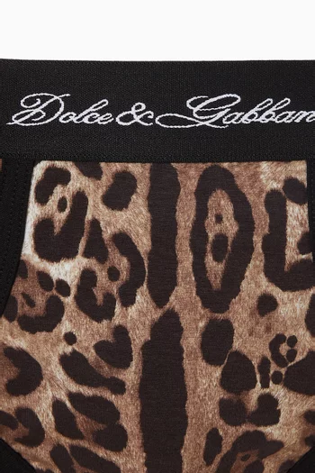 سروال داخلي بنقشة جلد الفهد