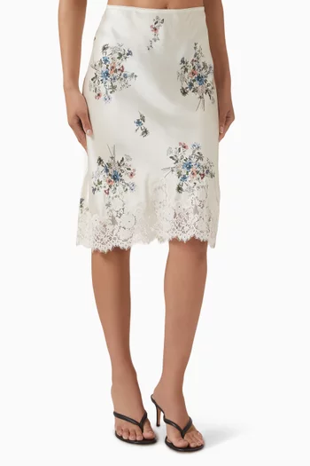 تنورة إيلويت متوسطة الطول ستان