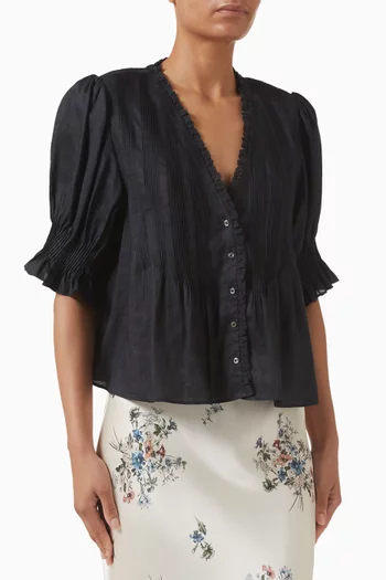 بلوزة كارلي بأزرار