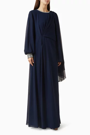 Tanya Embellished Dress in Chiffon