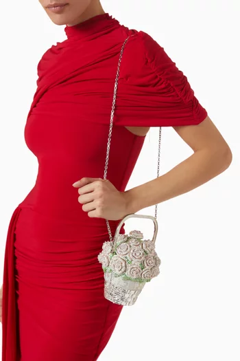 Basket of Roses Top-handle Bag