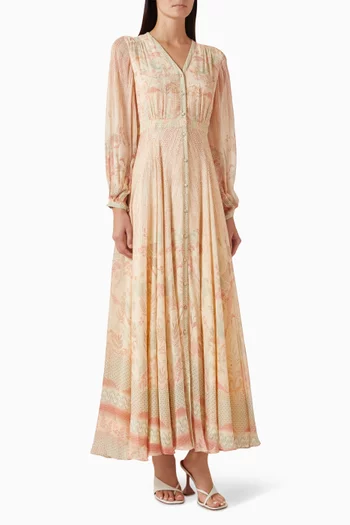 Printed Maxi Kaftan