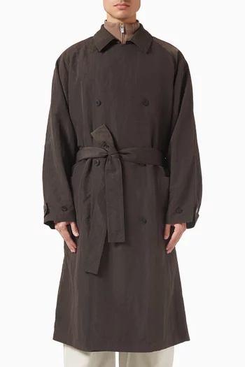 Crisp Raglan Trench Coat