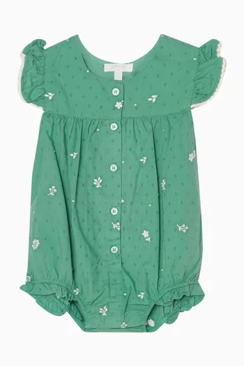 Festive Embroidered Bodysuit