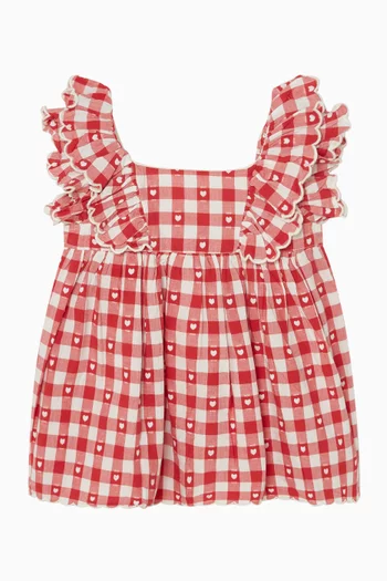 Heart Gingham Dress