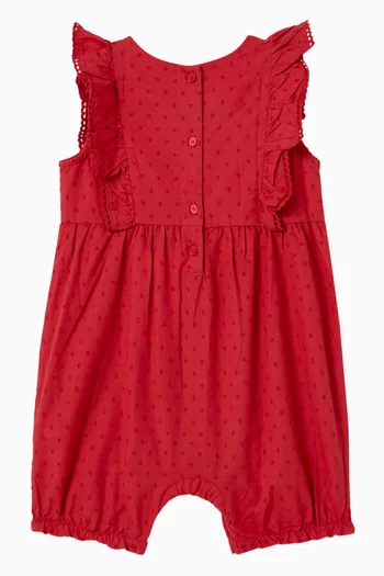 Festive Embroidered Romper