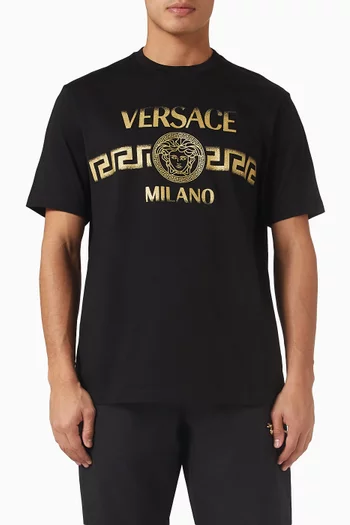 Logo T-shirt in Cotton-jersey