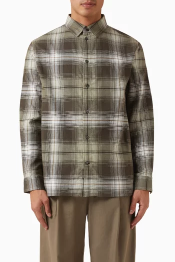 Checked Shirt in Pima-cotton