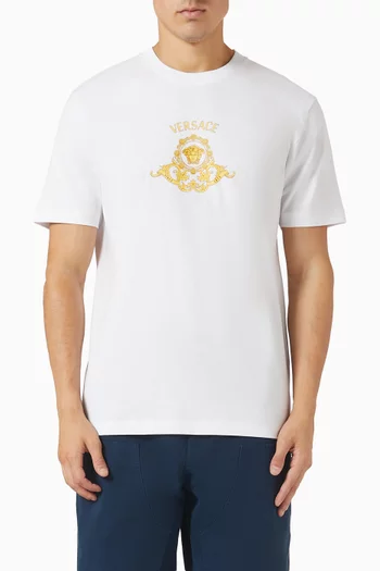 Medusa-print T-shirt in Cotton