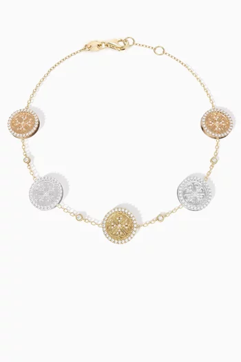 Lace Oria Diamond Bracelet in 18kt Gold