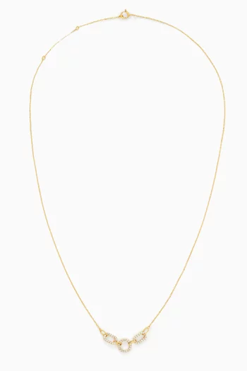 Youth Lync Diamond Necklace in 18kt Gold