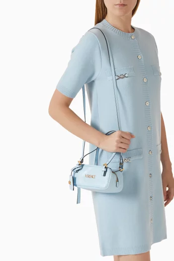 Mini Tag Bowling Bag in Nappa Leather