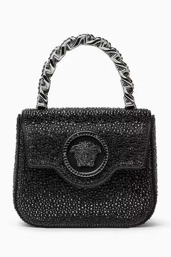 La Medusa Mini Bag in Embellished Satin