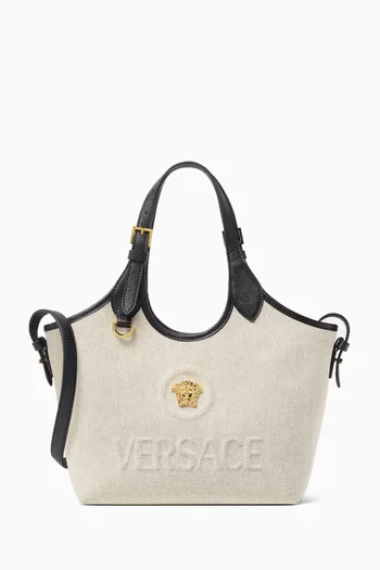 Mini La Medusa Tote Bag in Canvas