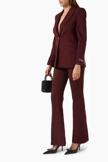 Medusa 95 Flared Pants in Stretch-wool