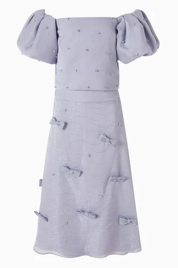 Off-Shoulder Top & Skirt Set