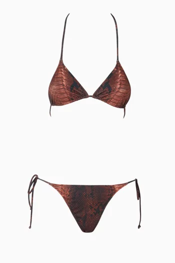 Python-print Bikini Set