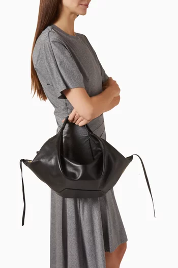 Small Luna Shoulder Bag in Leather