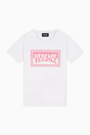 تي شيرت بشعار الماركة قطن جيرسيه