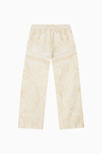 Barocco Pants in Silk-twill