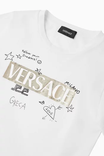 Doodle Logo T-shirt in Cotton