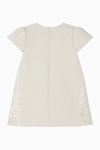 فستان بنقشة وحياكة ميلانو