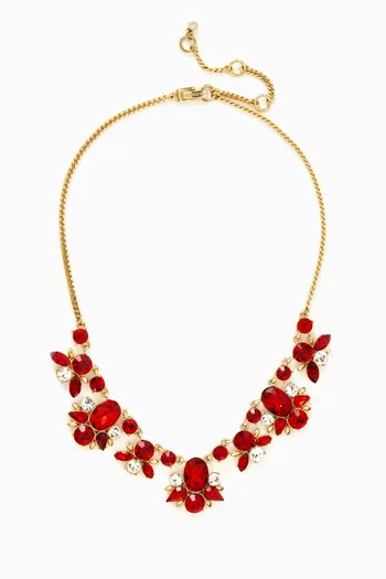 1980s Ruby Red Revival Necklace