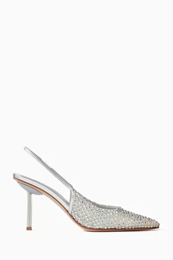 Gilda 80 Slingback Pumps in Mesh