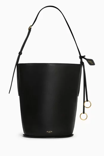 Small Bucket Bag in Leather