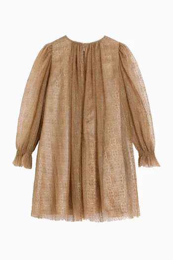 فستان دانتيل لامع