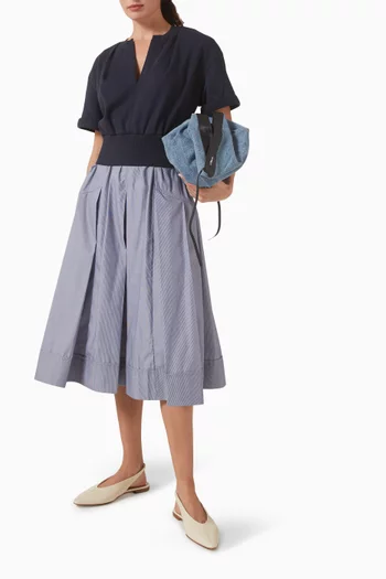 Combo Dress in French Terry