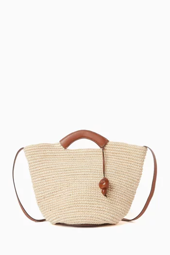 حقيبة يد كبيرة فيك منسوج