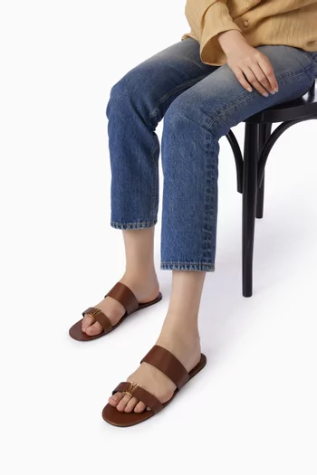 حذاء مفتوح بابيلو جلد ناعم