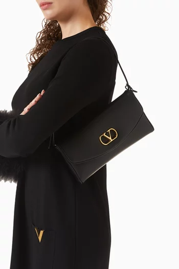 Small DeVain Shoulder Bag in Nappa