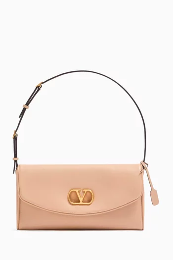 حقيبة كتف ديفين صغيرة جلد نابا