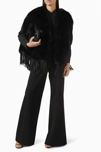 قميص اليري مطرز مزيج قطن عضوي